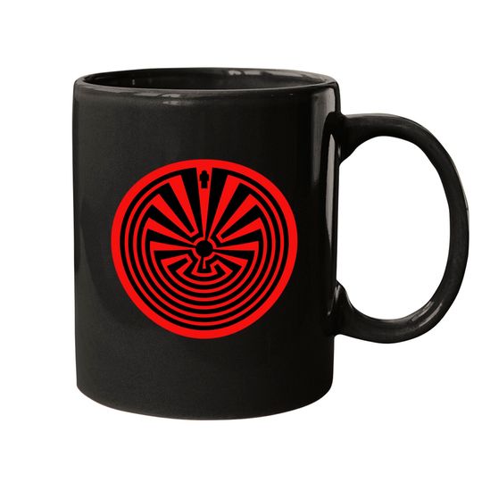 Discover Man in The Maze Mugs
