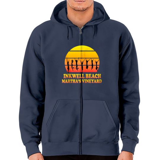 Discover Inkwell Beach Oak Bluffs Martha s Vineyard MA Vint Zip Hoodies