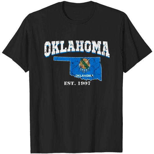 Discover Oklahoma est. 1907 - Oklahoma - T-Shirt