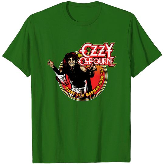 Discover Ozzy Osbourne Unisex Tee: Diary of a Mad Man Tour 1982