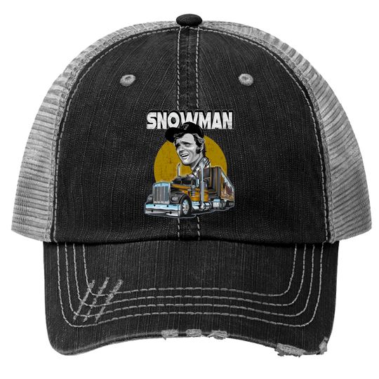 Discover Jerry Reed Snowman Classic Print Trucker Hats
