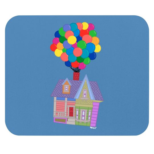 Discover Balloon House - Up - Mouse Pads
