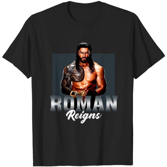 Discover Roman Reigns Black Graphic T-Shirt