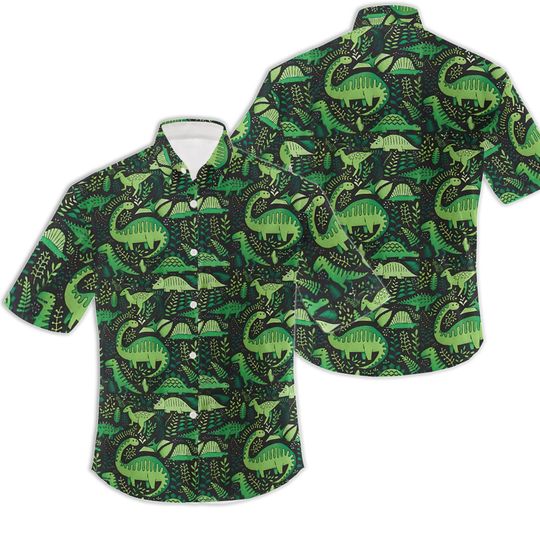 Discover Boys Button Down Shirts 3D Graphic Hawaiian Aloha Short Sleeve Dress Shirt