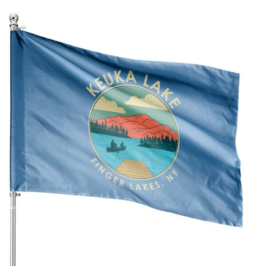 Discover Finger Lakes NY New York Keuka Lake design House Flags