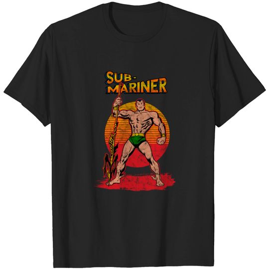 Discover Vintage Namor sunset - Sub Mariner - T-Shirt