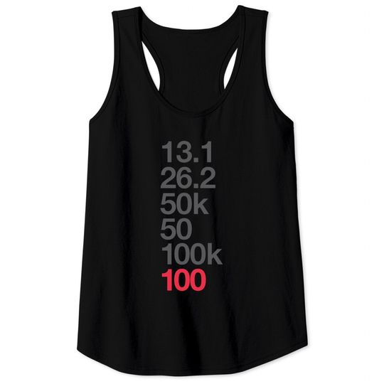 Discover 100 Miler Ultra Running - Ultramarathon - Tank Tops