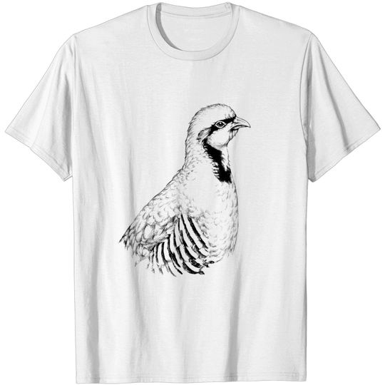 Discover Chukar partridge animal portrait (bright products) T-shirt