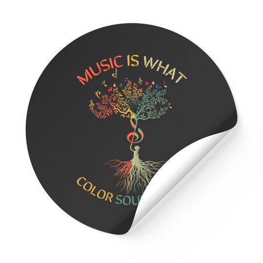 Discover Music What Colors Sounds Like Musician Musical - Music - Stickers