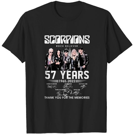 Discover Scorpions Rock Believer World Tour 2022 Shirt