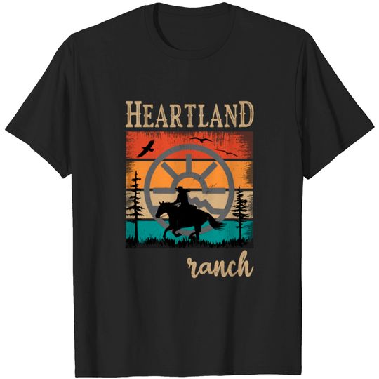 Discover Heartland,heartland ranch,Sunset heartland T-shirt