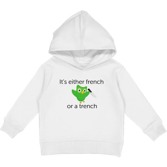 Discover Duolingo Motivation - French Kids Pullover Hoodies