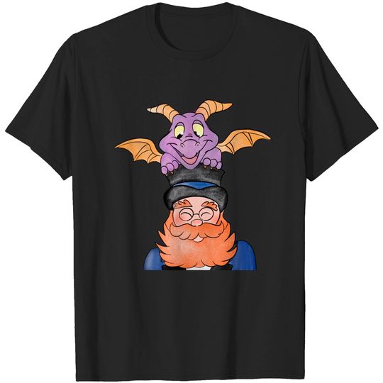 Discover Dragon on the Brain - Dreamfinder And Figment - T-Shirt
