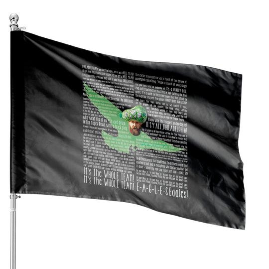 Discover Jason Kelce Parade Speech – white - Eagles - House Flags