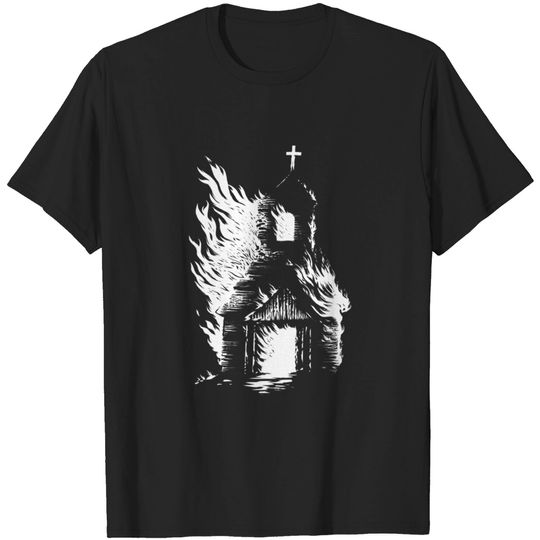 Discover Burning Church - Burning Church - T-Shirt
