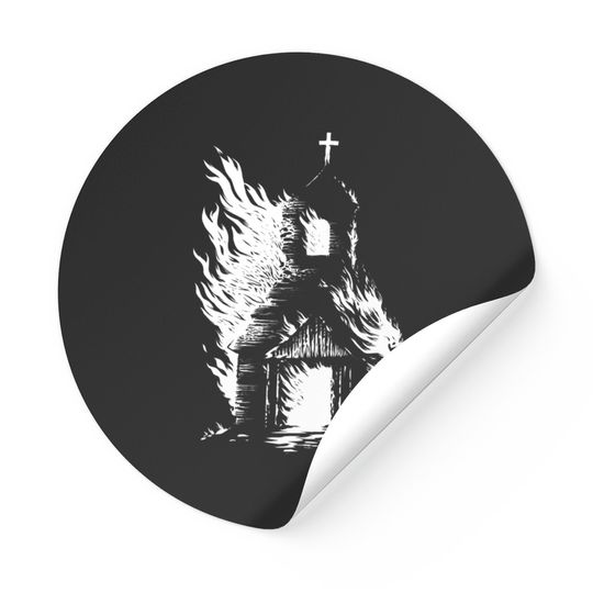 Discover Burning Church - Burning Church - Stickers