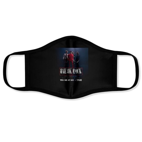 Discover One Ok Rock North America 2022 Tour Face Masks