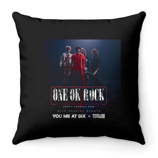 Discover One Ok Rock North America 2022 Tour Throw Pillows