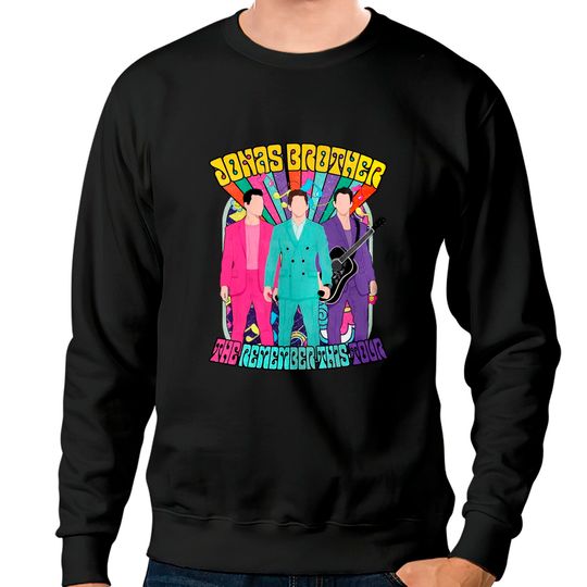 Discover Jonas Brother Sweatshirts - Vintage 90s Style Sweatshirts