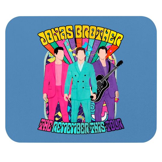 Discover Jonas Brother Mouse Pads - Vintage 90s Style Mouse Pads