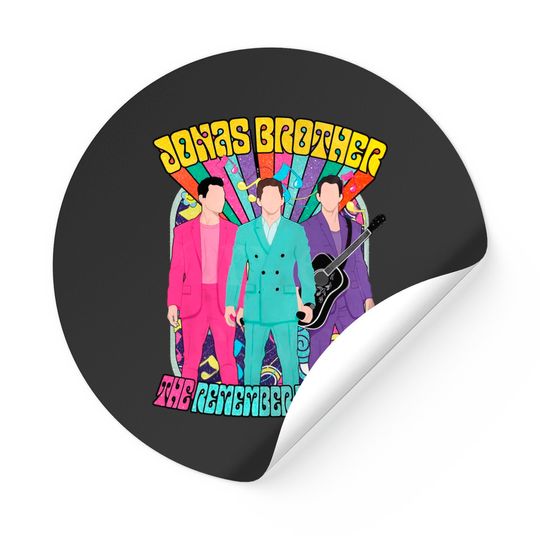 Discover Jonas Brother Stickers - Vintage 90s Style Stickers