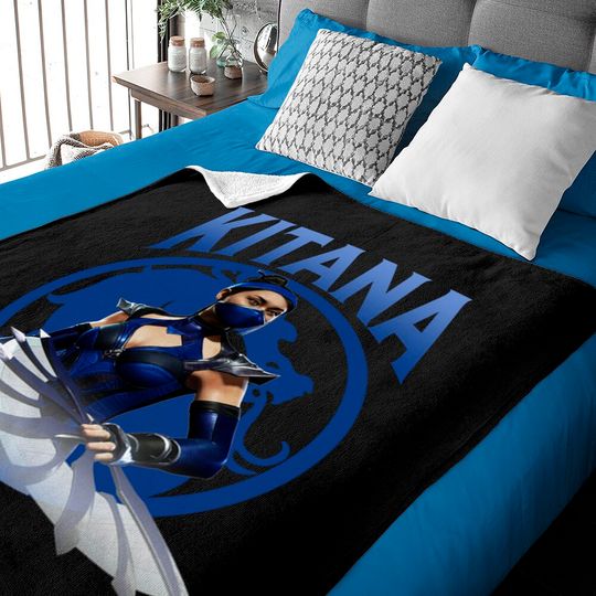 Discover Mortal Kombat Kitana Baby Blankets