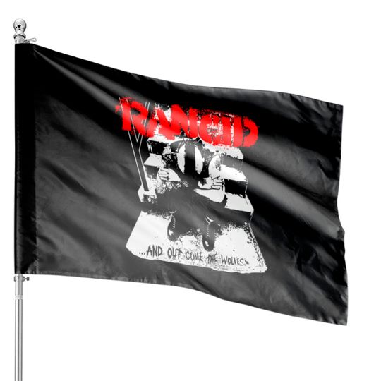 Discover Rancid And Out Come The Wolves Official Merchandis House Flags