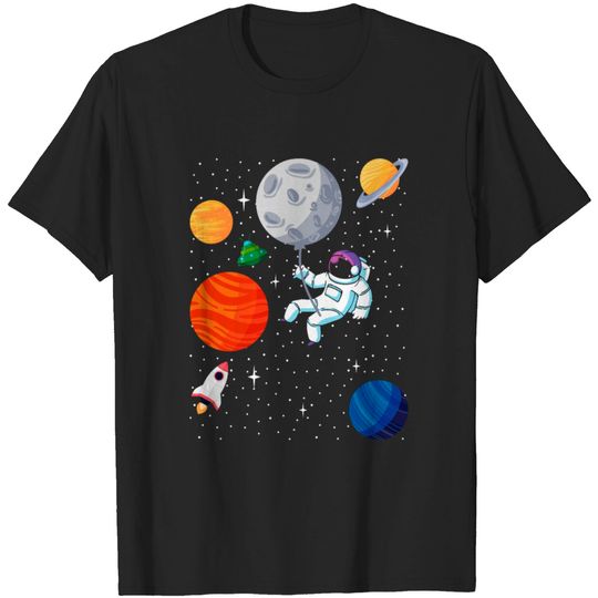 Discover Astronaut planet space gift for kids T-shirt