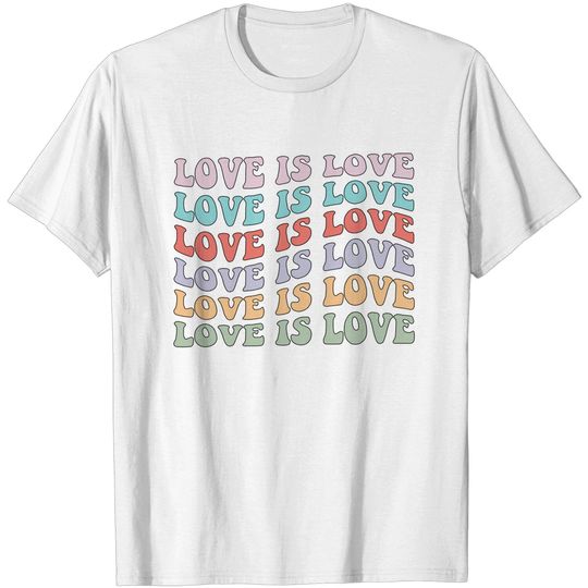 Discover Love is Love Shirt, LGBT Pride Shirt, Vintage Rainbow Shirt