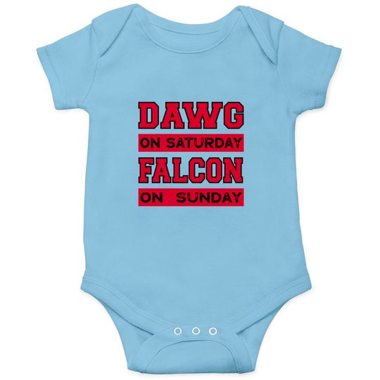 Discover Dawg On Saturday Falcon On Sunday Atlanta Athens F Onesies