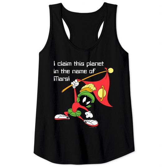 Discover MARVIN THE MARTIAN™ Claiming Planet Tank Tops