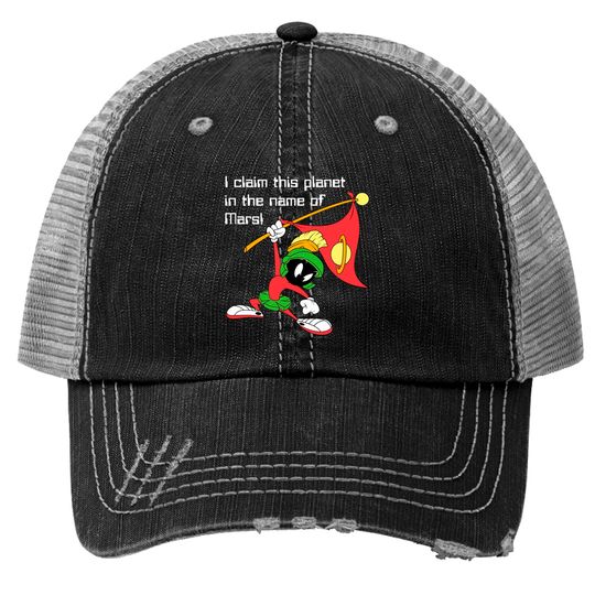 Discover MARVIN THE MARTIAN™ Claiming Planet Trucker Hats