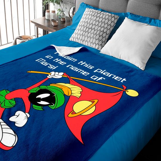 Discover MARVIN THE MARTIAN™ Claiming Planet Baby Blankets