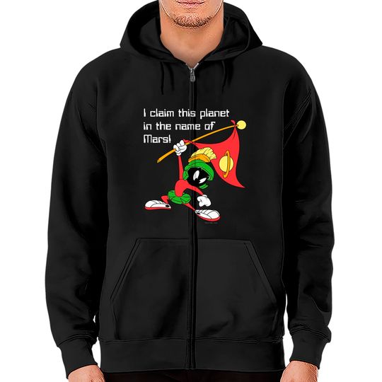 Discover MARVIN THE MARTIAN™ Claiming Planet Zip Hoodies