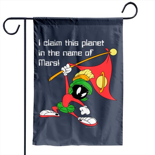 Discover MARVIN THE MARTIAN™ Claiming Planet Garden Flags