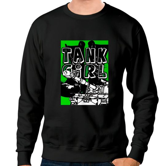 Discover Tank Girl Exclusive Edition Sweatshirts Meme Gift Sweatshirt Aesthetic Gamer Cult Movie