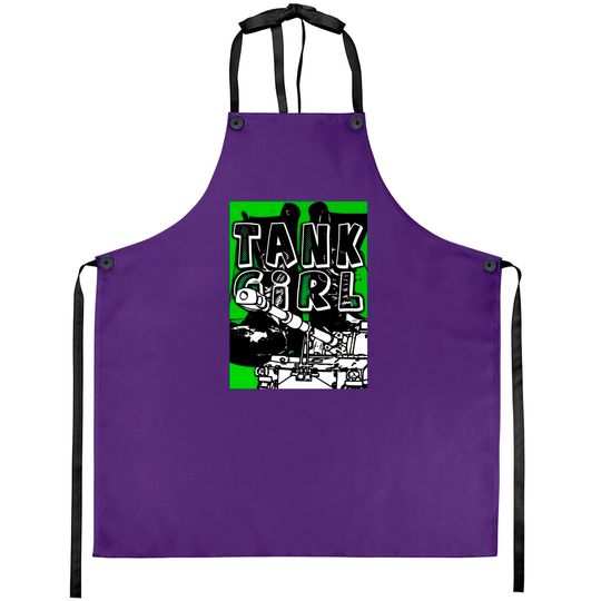 Discover Tank Girl Exclusive Edition Aprons Meme Gift Apron Aesthetic Gamer Cult Movie