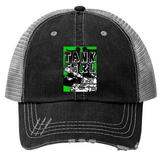 Discover Tank Girl Exclusive Edition Trucker Hats Meme Gift Trucker Hat Aesthetic Gamer Cult Movie