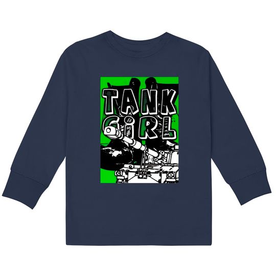Discover Tank Girl Exclusive Edition  Kids Long Sleeve T-Shirts Meme Gift Shirt Aesthetic Gamer Cult Movie