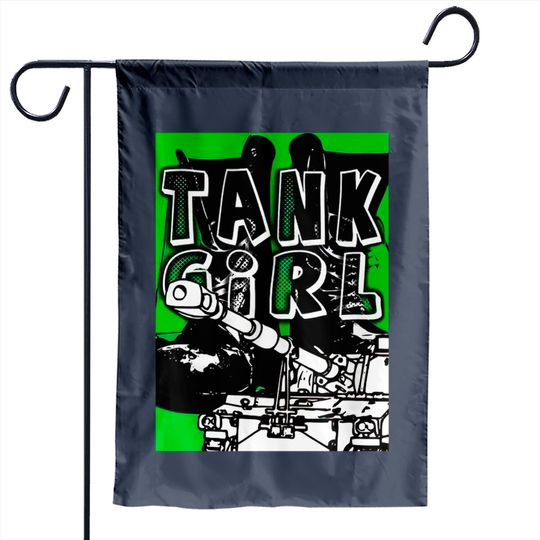 Discover Tank Girl Exclusive Edition Garden Flags Meme Gift Garden Flag Aesthetic Gamer Cult Movie