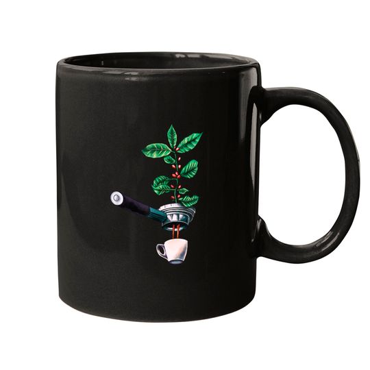Discover Coffee Plant Mug Espresso Barista Mugs