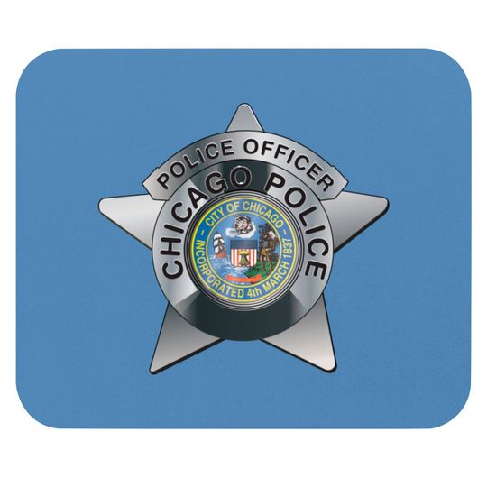Discover Chicago Pollice badge - Chicago Police - Mouse Pads