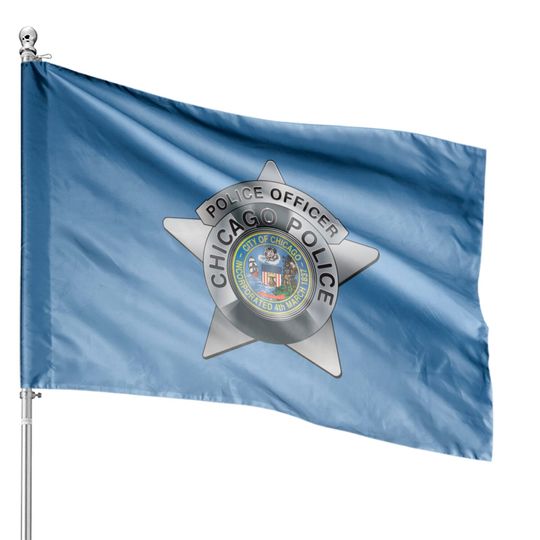 Discover Chicago Pollice badge - Chicago Police - House Flags