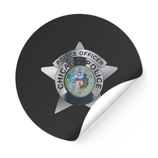 Discover Chicago Pollice badge - Chicago Police - Stickers