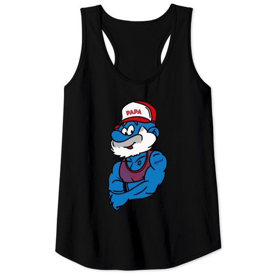 Discover Papa - Smurf - Tank Tops