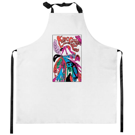 Discover King Gizzard and the Lizard wizard vintage Kitchen Aprons