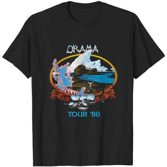 Discover vintage 1980 Yes Drama Tour Shirt