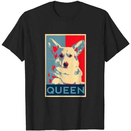 Discover Corgi Queen Elizabeth II - Royal Corgi T-Shirt