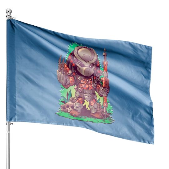 Discover The Little Predator House Flags