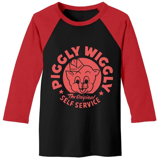 Discover piggly wiggly - Piggy - Baseball Tees